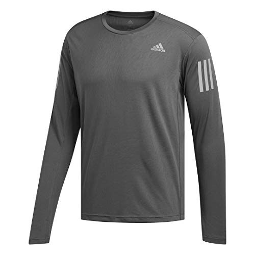adidas Men s Own the Run Running Tee  Grey  Medium