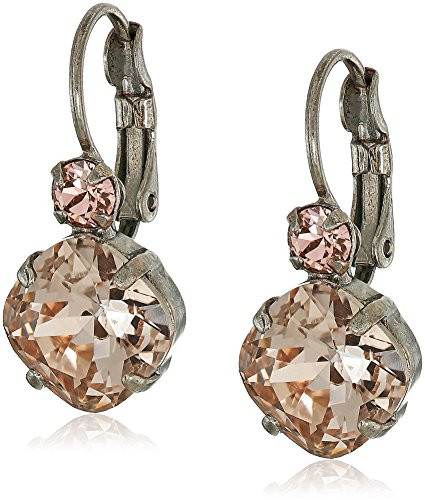 Sorrelli French Wire Satin Blush Drop Earrings