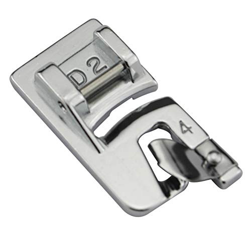 DREAMSTITCH 202081007 Snap On Hemmer Presser Foot 4MM for Janome 9mm Max Stitch Width Machines for Janome Elna Sewing Machine 859425001 DREAMSTITCH 202081007 Snap On Hemmer Presser Foot 4MM for Janome 9mm Max Stitch Width Machines for Janome Elna Sewing Machine 859425001