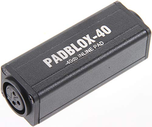 Rapco Horizon PADBLOX 40 Pad Blox Xlrf To Xlrm  40Db Signal Processor