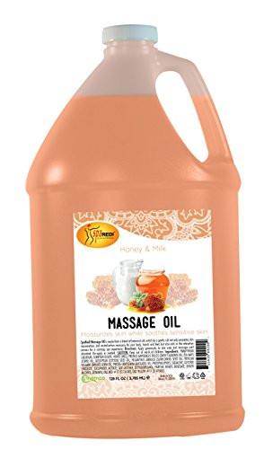Spa Redi Massage Oil  Milk   Honey   128oz