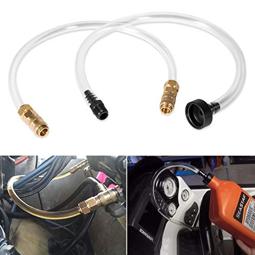 Sunluway Bleed Kit Filler Kit Fit for Seastar Hydraulic Steering Systems  Set of 2