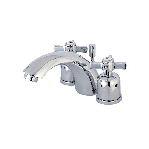 Kingston Brass KB8951ZX Millennium Mini Widespread Lavatory Faucet with Retail Pop Up  Polished Chrome