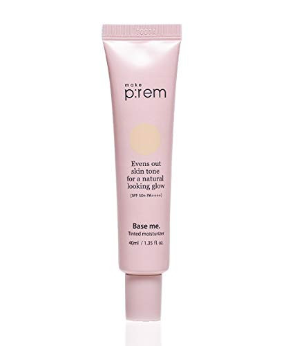MAKEP REM Base me  Tinted Moisturizer 1 35 fl  oz  SPF 50  PA     Lightweight Makeup Base with Sunscreen for a Naturally Glowing Look   Make Prem MakePrem