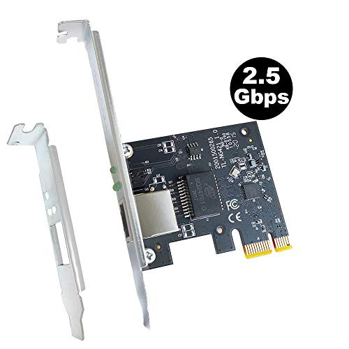 OKN 2 5GBase T PCIe Network Adapter 2500 1000 100Mbps PCI Express Gigabit Ethernet Card for PC Desktop Support Windows Windows Server Linux