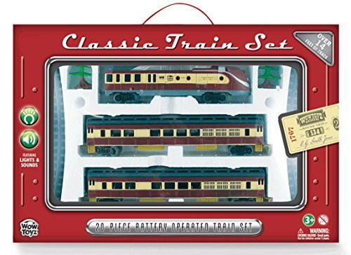 WowToyz Classic Train Set - Diesel Engine with Passenger Cars