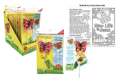 Scripture Candy  Butterfly Pop Bookmark Set