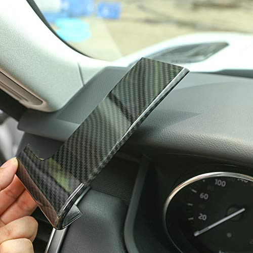ABS Plastic Side Dashbord Decoration Cover Trim For Land rover Range Rover Sport RR Sport 2014 2017 Accessories  Carbon Fiber