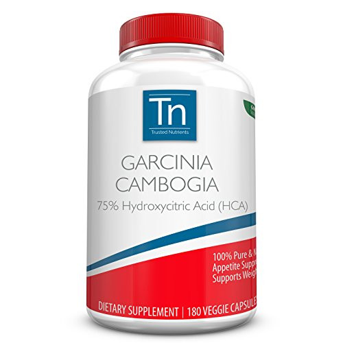 Trusted Nutrients Pure Garcinia Cambogia Extract Natural Appetite Suppressant for Weight Loss 75 HCA Garcinia Cambogia with Potassium Trusted Nutrients Pure Garcinia Cambogia Extract Natural Appetite Suppressant for Weight Loss 75 HCA Garcinia Cambogia with Potassium