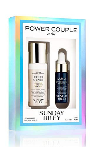 Sunday Riley Mini Power Couple Travel Kit  0 4 fl  oz