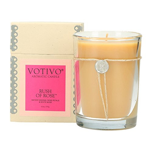 Votivo Aromatic Candle   Rush of Rose
