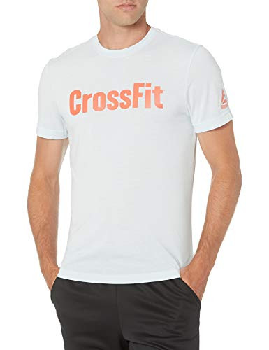 Reebok CrossFit Read Tee  Glass Blue  XS