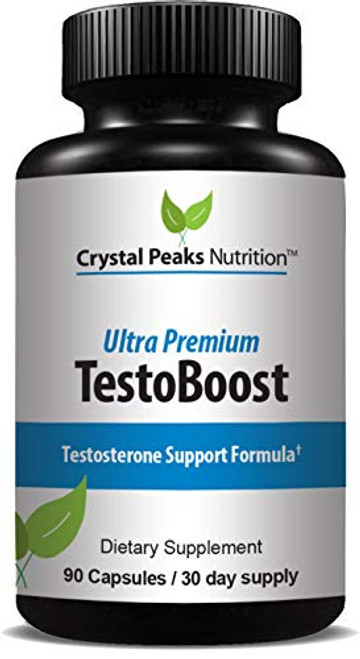 Testosterone Booster Supplement   Increase Male Performance with Tribulus Terrestris Extract with Estrogen Blocker for Strength  Energy  Libido and Stamina  90 Capsules