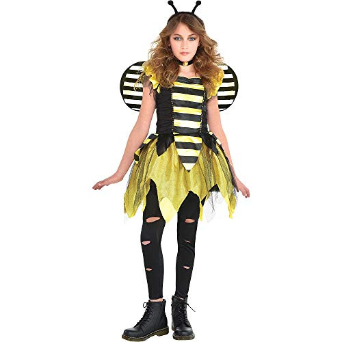 Zom Bee Halloween Costume for Girls  Medium  with Included Accessories  by Amscan