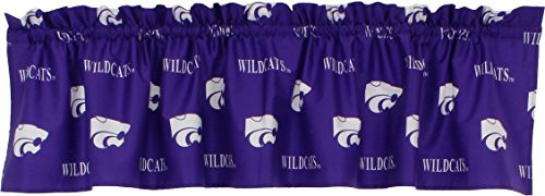 College Covers NCAA Curtain Valance  84  x 15   Kansas State Wildcats