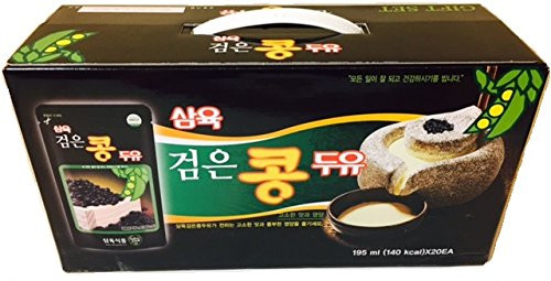Sahmyook Black Bean Soy Milk  6 5 Fl  Ounce  Pack of 20