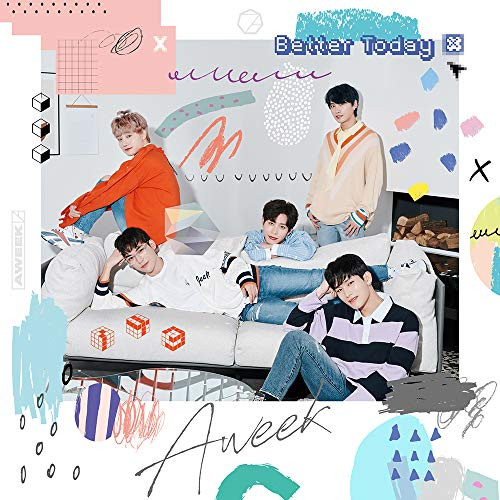 Kakao M AWEEK   Better Today  2nd Single Album  Album Poster