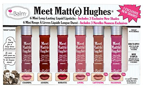 theBalm Meet Matte Hughes 6 Mini Long Lasting Liquid Lipsticks
