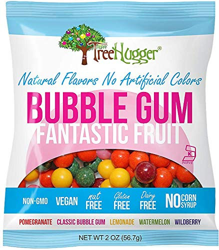 Tree Hugger Fruit Bubble Gum  2 Ounce  Pack of 12