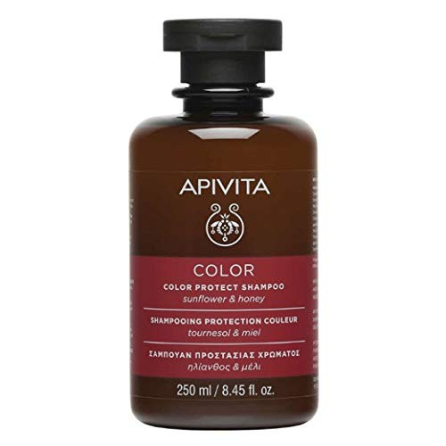 Apivita Color Protect Shampoo with Sunflower   Honey  For Colored Hair  250ml 8 45oz