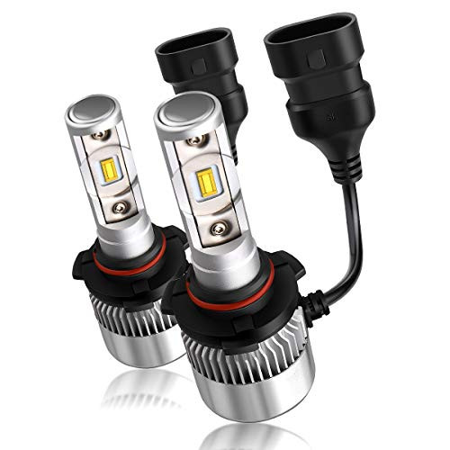 Mdatt 9006/HB4 Headlight Bulb -10000LM 6500k - Hi/Lo Beam, Fog Light Bulb Conversion Kit - Flip CSP Chips Cool White, 2 Year Warranty