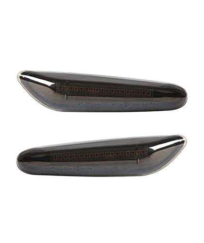 Exerock 2Pcs LED Side Marker Turn Signal Light Lamp Assembly Compatible with BMW E82 E81 E88 E46 E90 E91 E92 E93 E60 E61 E83 E84