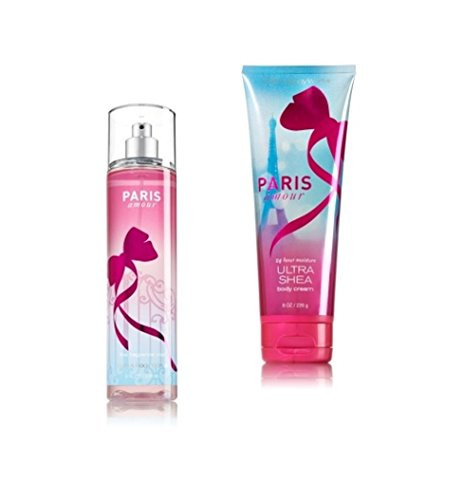 Bath   Body Works   Signature Collection  Paris Amour  Gift Set  Fine Fragrance Mist   Ultra Shea Body Cream