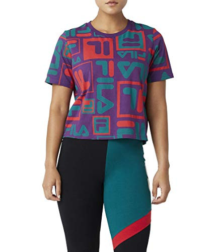 Fila Josephine Tee Imperial Purple Storm Hibiscus XS
