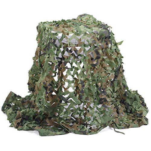 Senmortar Camo Netting  Camouflage Net Army Mesh nets Woodland Durable for Sunshade Decoration Hunting Blind Shooting Camping Photography 6 56 x 16 FT