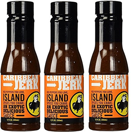 Buffalo Wild Wings Barbecue Sauces  Spices  Seasonings and Rubs For  Meat  Ribs  Rib  Chicken  Pork  Steak  Wings  Turkey  Barbecue  Smoker  Crock Pot  Oven  Caribbean Jerk   3  Pack