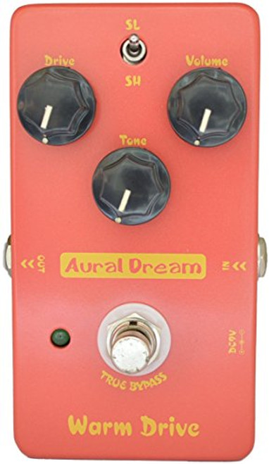 Yanhuhu Aural Dream Warm Drive Guitar Effect Pedal with Low gain and 2 modes comfortable warm Overdrive True Bypass