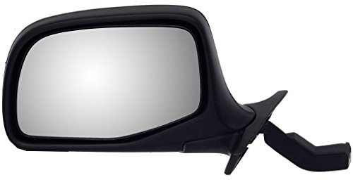 Dorman 955 227 Driver Side Manual Door Mirror for Select Ford Models  Black and Chrome