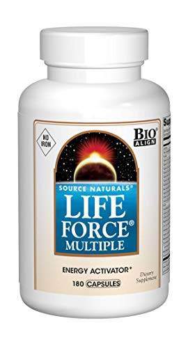 Source Natural Life Force Multiple   NO Iron   Energy Activator   180 Capsules