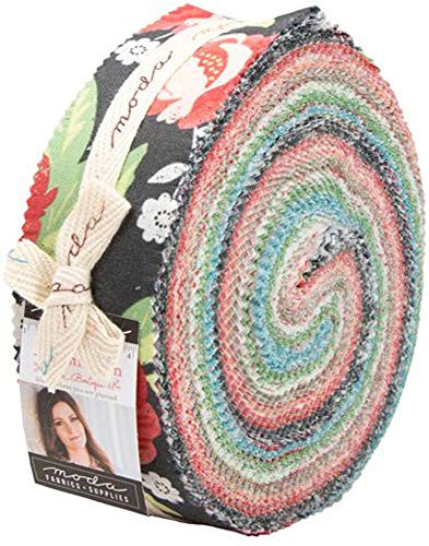 Lella Boutique Bloomington Honey Bun 40 1 5 inch Strips Moda Fabrics 5110HB