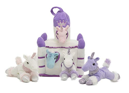 Unipak 12 Plush Castle 5 Stuffed Animals in a Castle Carrying Case Unicorns Purple Castle Unipak 12 Plush Castle 5 Stuffed Animals in a Castle Carrying Case Unicorns Purple Castle