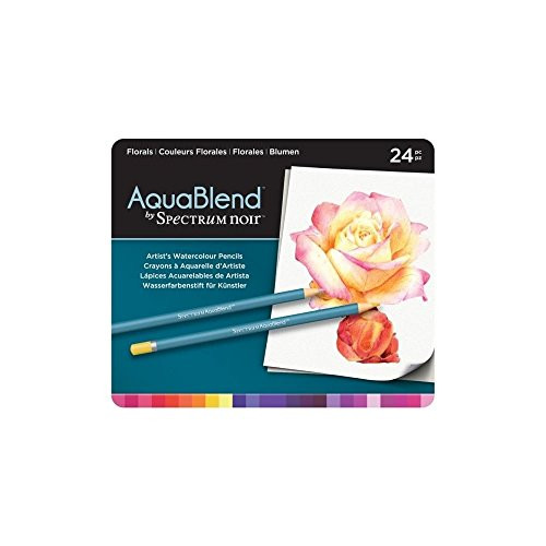 Spectrum Noir AquaBlend   Florals   Artist s Watercolor Pencils