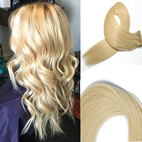 18 Inch Remy Human Hair Glue on Extensions Tape in Hair Color 613 20pcs 40g Remy Human Hair Extensions Silky Straight Skin Weft Tape in Human Hair Extensions Real Hair 18 Inch Remy Human Hair Glue on Extensions Tape in Hair Color 613 20pcs 40g Remy Human Hair Extensions Silky Straight Skin Weft Tape in Human Hair Extensions Real Hair
