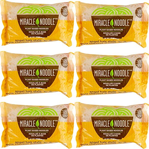 Miracle Noodle Shirataki Angel Hair Pasta  7 Ounce  Pack of 6