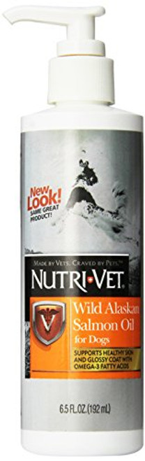 Nutri Vet Wild Alaskan Salmon Oil for Dogs 6 5 Ounce Nutri Vet Wild Alaskan Salmon Oil for Dogs 6 5 Ounce
