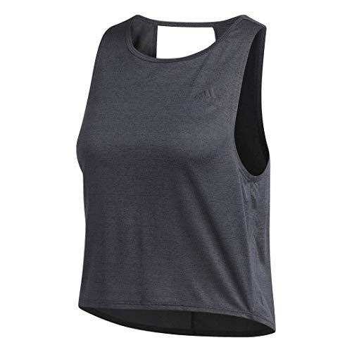 adidas Women s Own The Run Tank Cooler Black Heather Medium