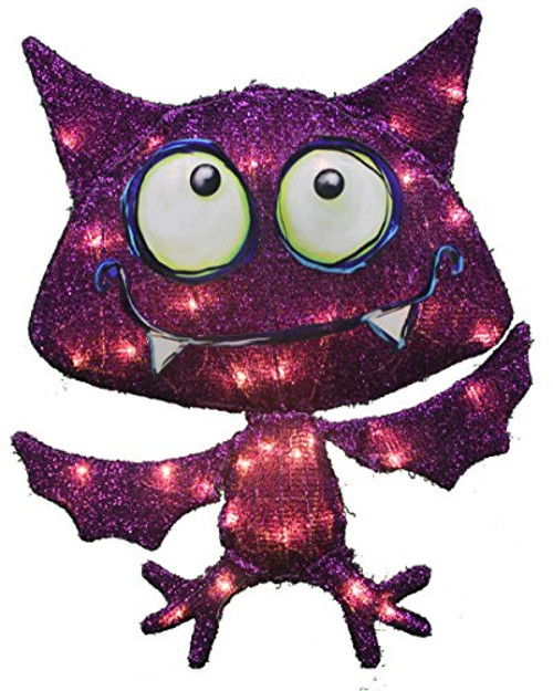 Product Works 24 Inch Pre Lit 2D Victoria Hutto Bat Yard Decoration 35 Lights Product Works 24 Inch Pre Lit 2D Victoria Hutto Bat Yard Decoration 35 Lights