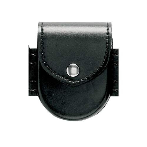 Safariland Duty Gear Brass Snap Flap Top Handcuff Case  Plain Black