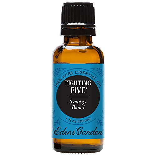 Edens Garden Fighting Five Essential Oil Synergy Blend  100 Pure Therapeutic Grade  Cold Flu   Detox  30 ml