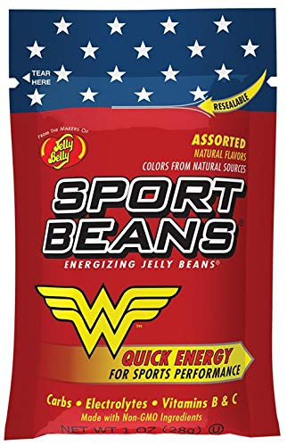 Jelly Belly Sport Beans Wonder Woman  Assorted Energizing Jelly Beans  1 oz  Pack of 24