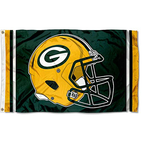 WinCraft Green Bay Packers New Helmet Grommet Pole Flag