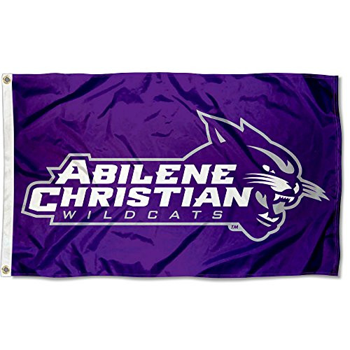 College Flags   Banners Co  Abilene Christian Wildcats Wordmark Flag