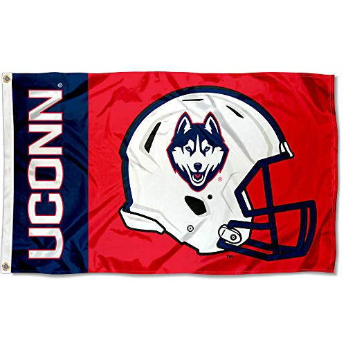 College Flags Banners Co Connecticut Huskies Football Helmet Flag College Flags Banners Co Connecticut Huskies Football Helmet Flag