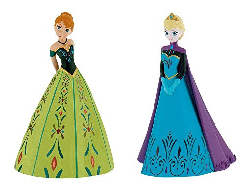 Disney Frozen Elsa and Anna The Crowning Birthday Party Cake Toppers