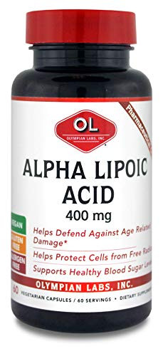 Olympian Labs Alpha Lipoic Acid 400mg  60 Capsules