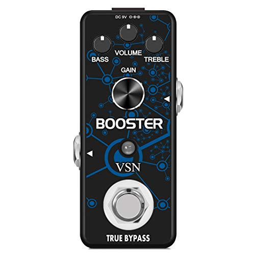 VSN Booster Guitar Effect Pedal Pure Clean Mini Boost Pedals True Bypass